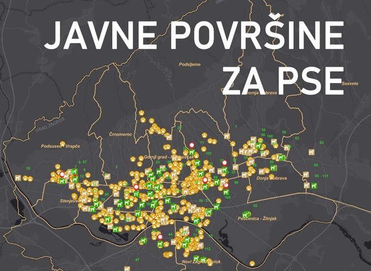 Javne površine za pse bez povodca i košarice za pseće fekalije